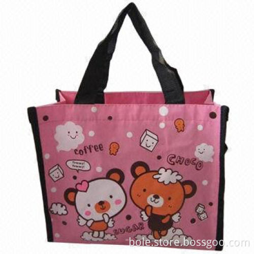 Nonwoven Shopping Bag for Promotions, Woven PP Drawstring for Carrying, Customized Logo